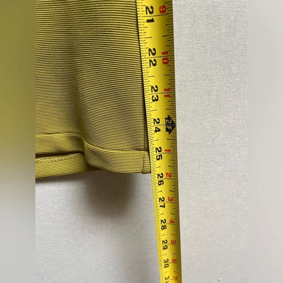 Philosophy Ribbed Bodycon Pencil Skirt w/ Bold Gold Zipper Size 6 - Picture 6 of 7